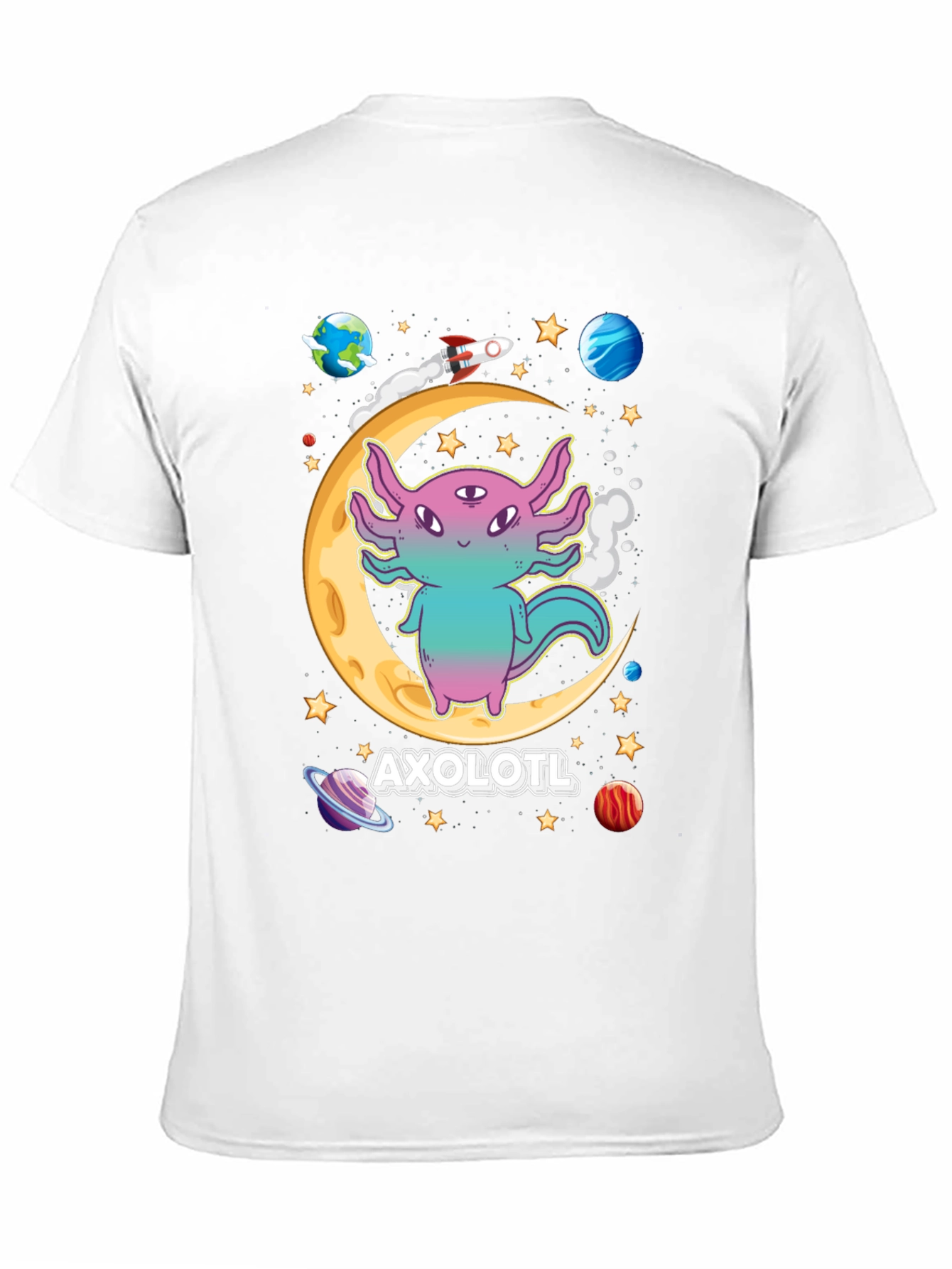 Axolotl Space T-Shirt