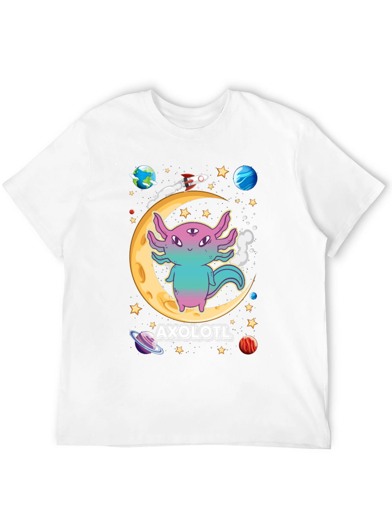 Axolotl Space T-Shirt