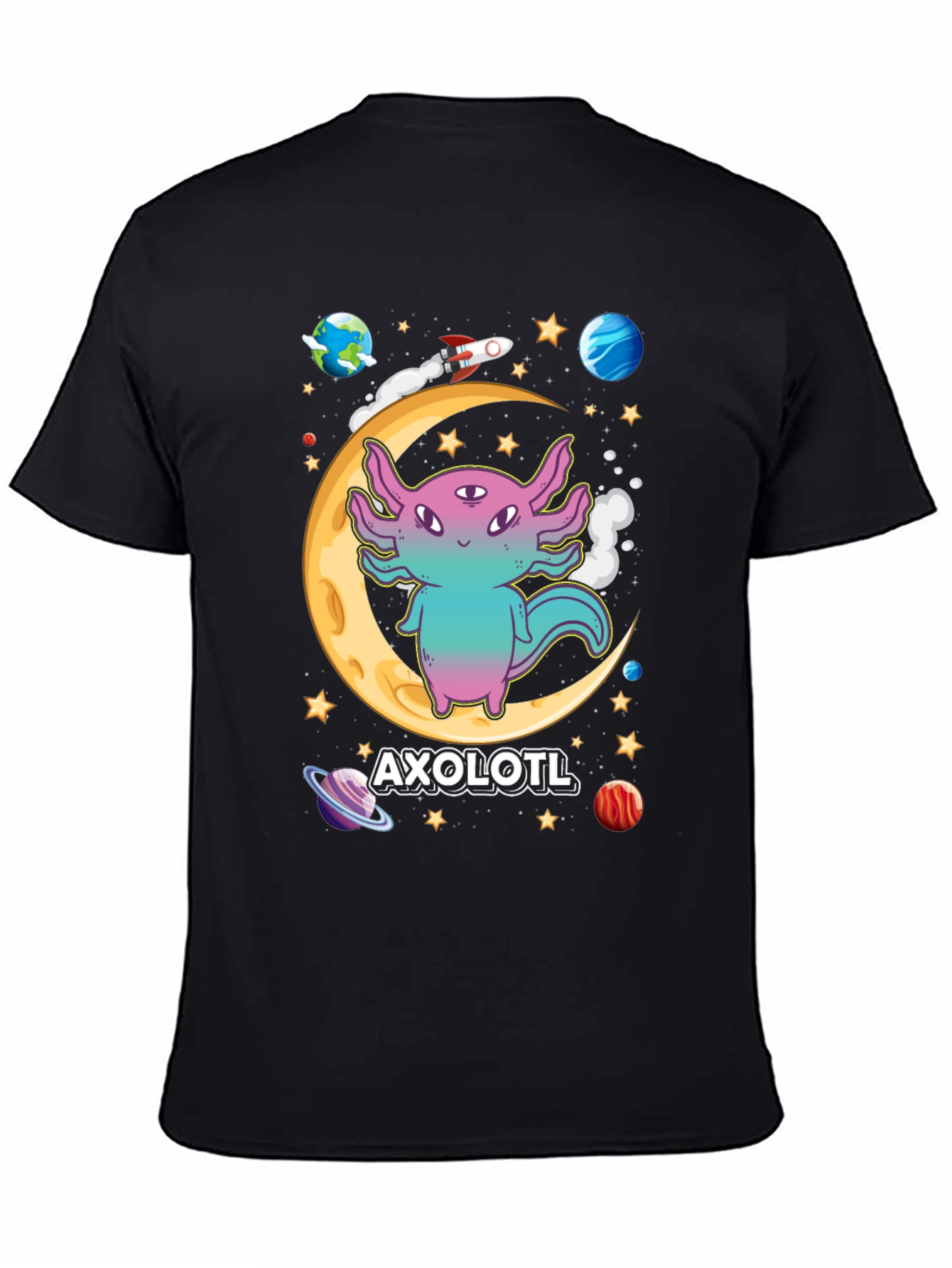 Axolotl Space T-Shirt