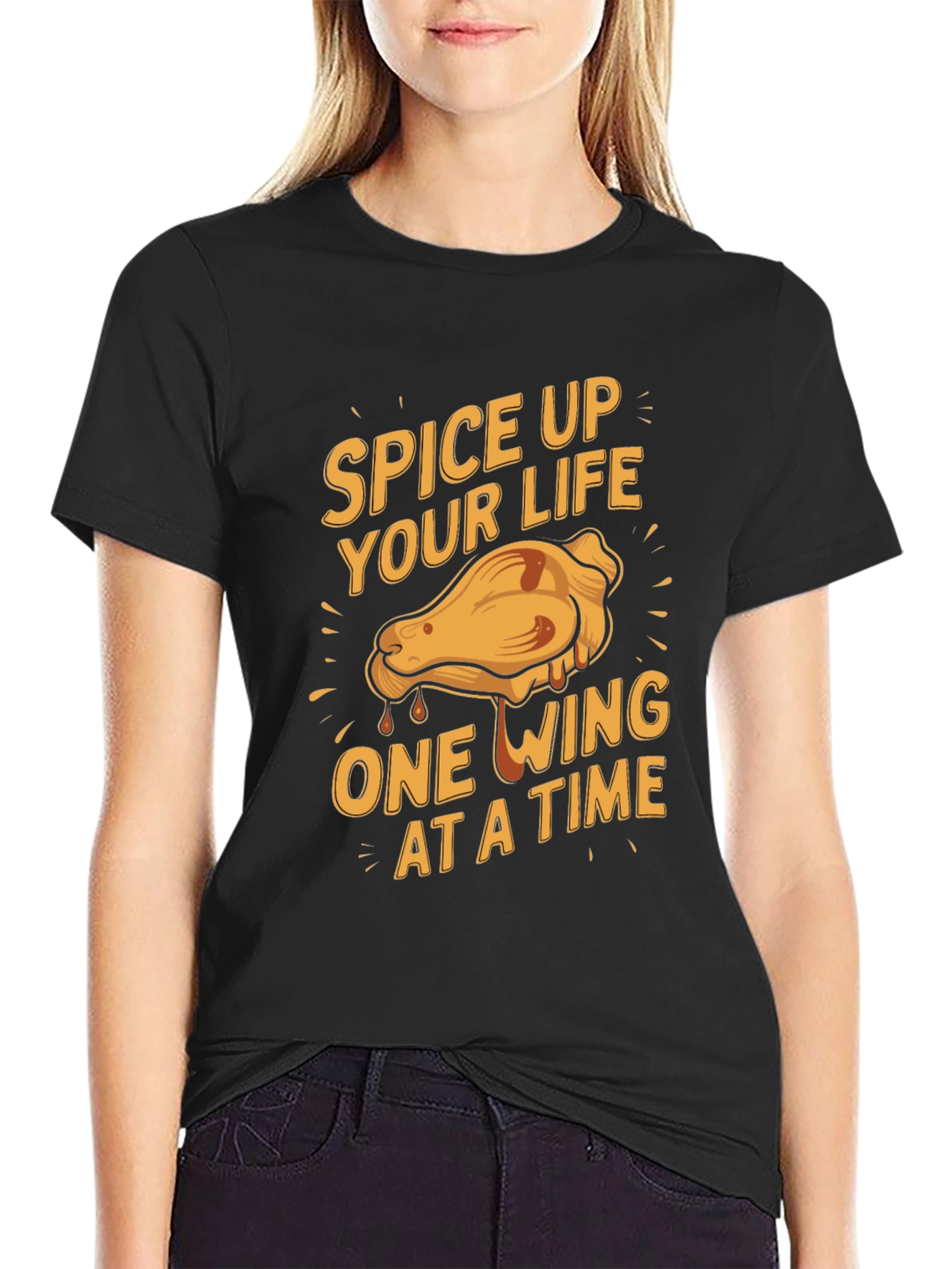 Spice Up Your Life Chicken Wing Graphic Tee