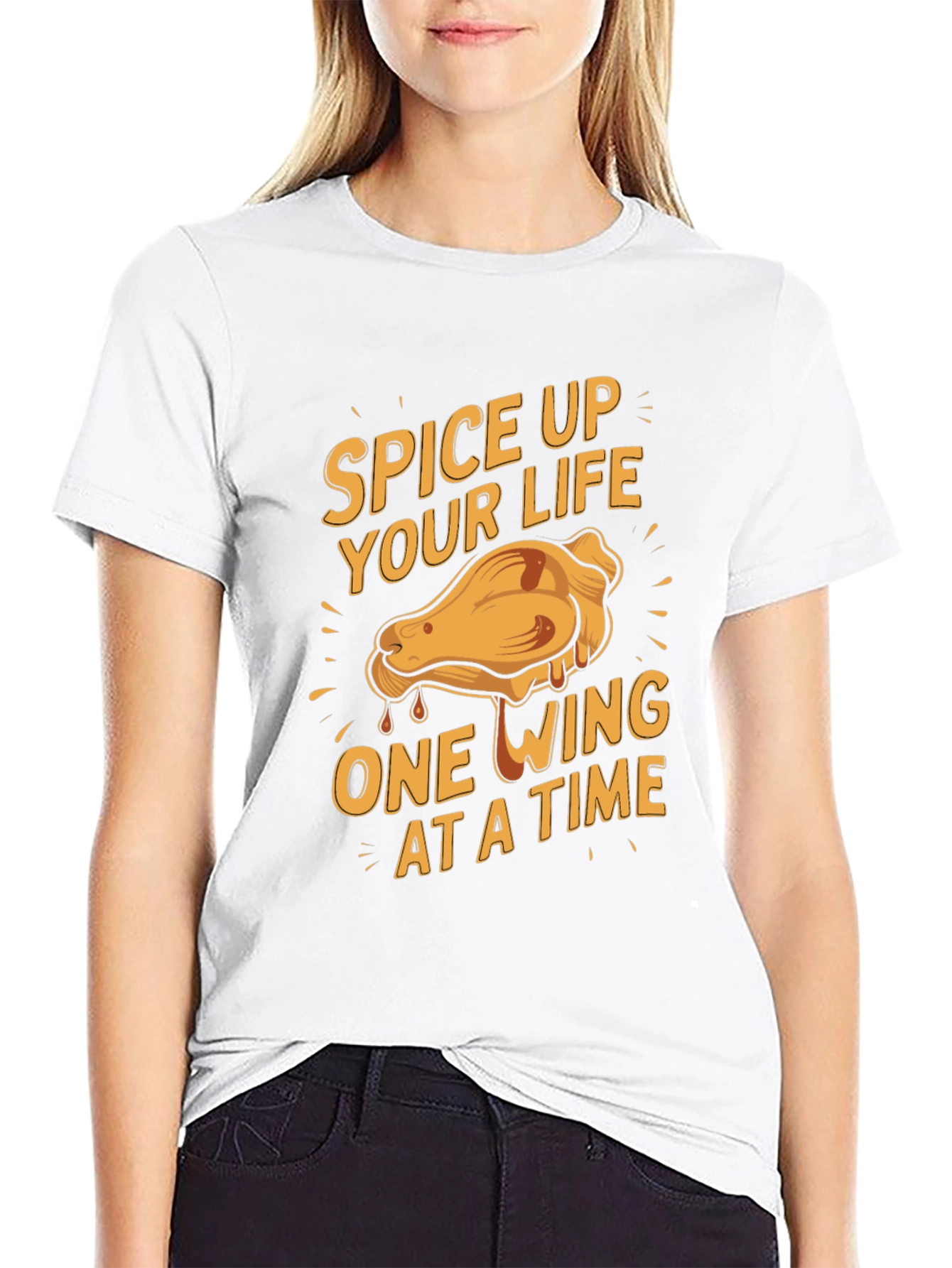 Spice Up Your Life Chicken Wing Graphic Tee