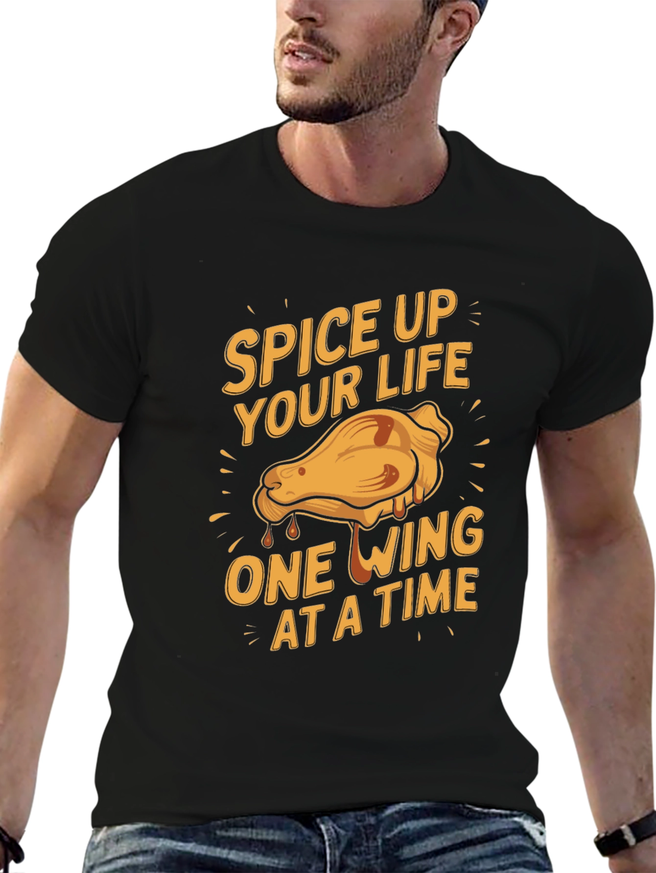Spice Up Your Life Chicken Wing Graphic Tee
