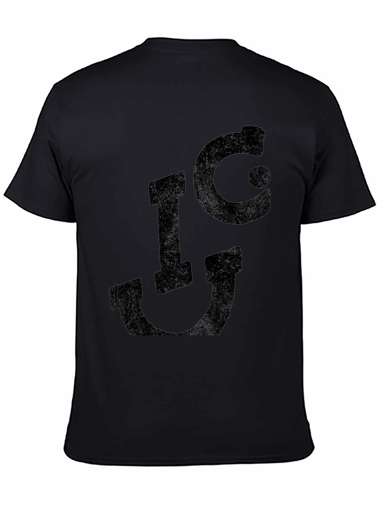 Distressed I❤U Graphic Tee - Black