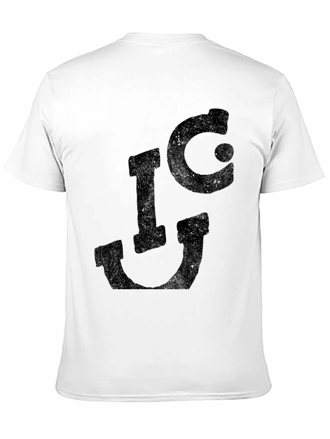 Distressed I❤U Graphic Tee - Black