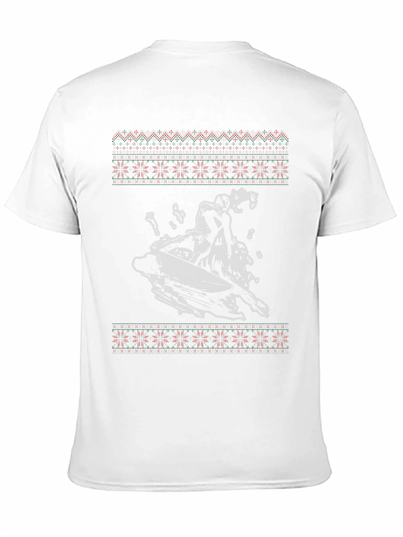 Surfing Ugly Christmas Sweater T-Shirt