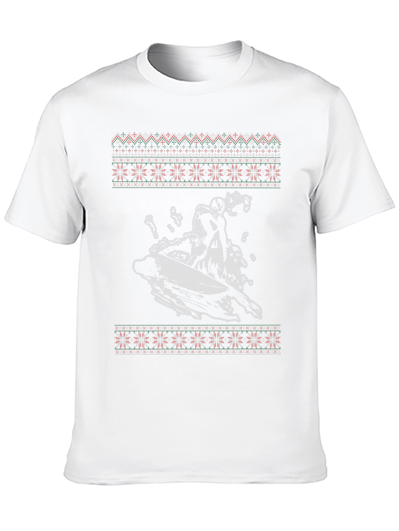 Surfing Ugly Christmas Sweater T-Shirt