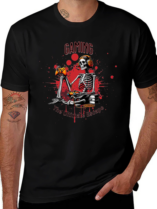 Gaming Skeleton T-Shirt - Ultimate Escape