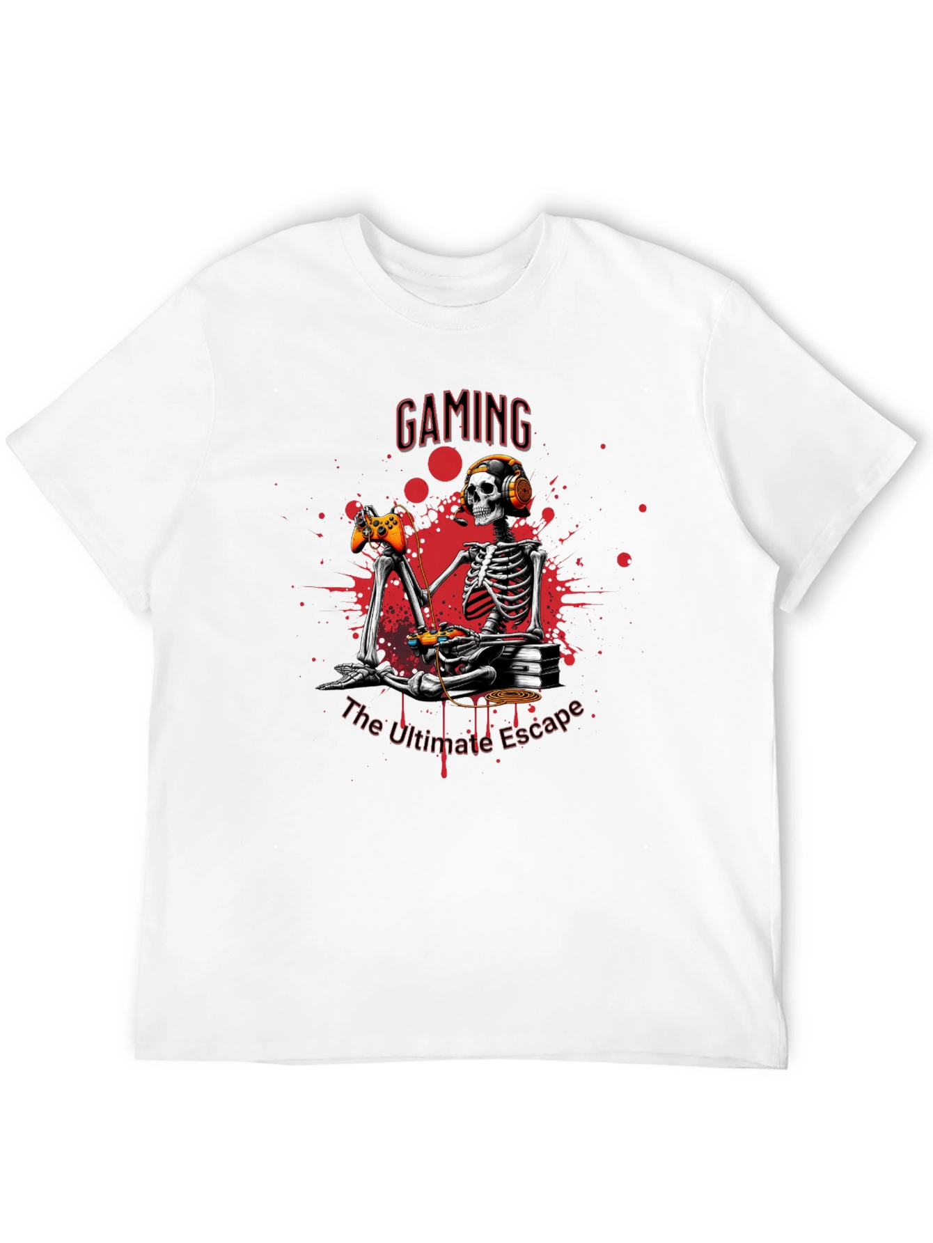 Gaming Skeleton T-Shirt - Ultimate Escape