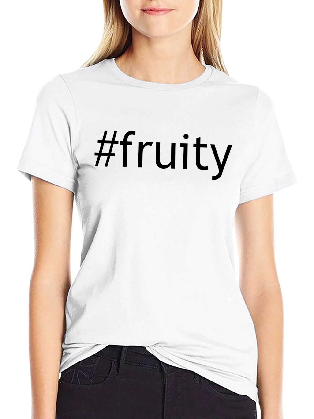 #fruity Black T-Shirt - Casual Style Tee