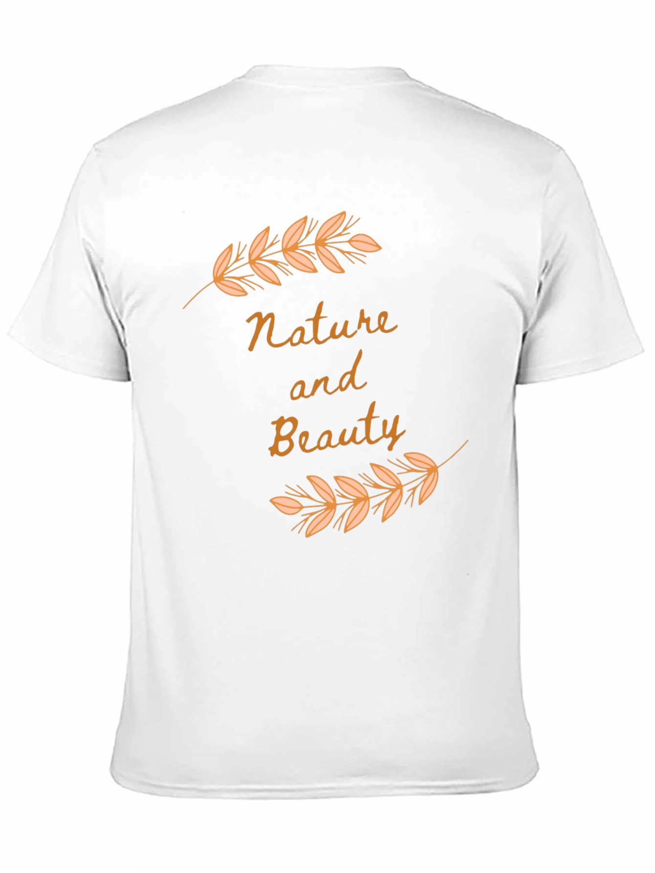 Nature and Beauty Black Graphic Tee