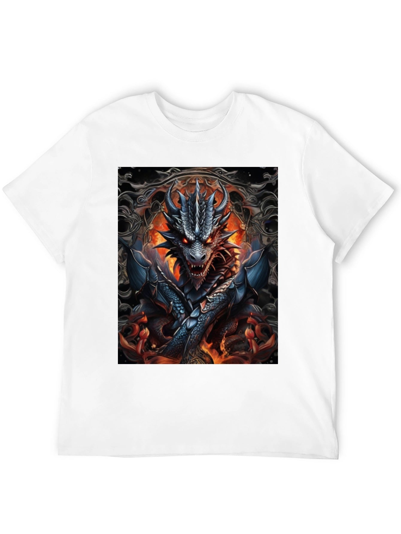 Dragon Fire T-Shirt - Fantasy Graphic Tee