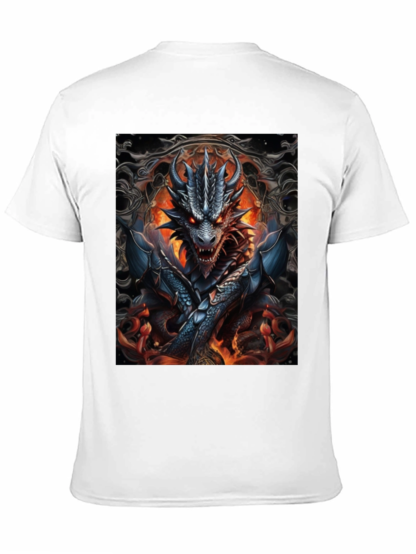 Dragon Fire T-Shirt - Fantasy Graphic Tee