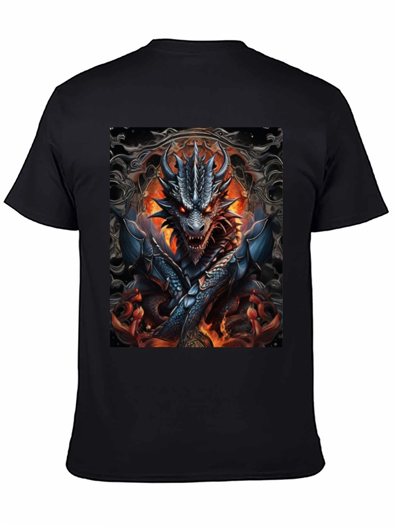 Dragon Fire T-Shirt - Fantasy Graphic Tee