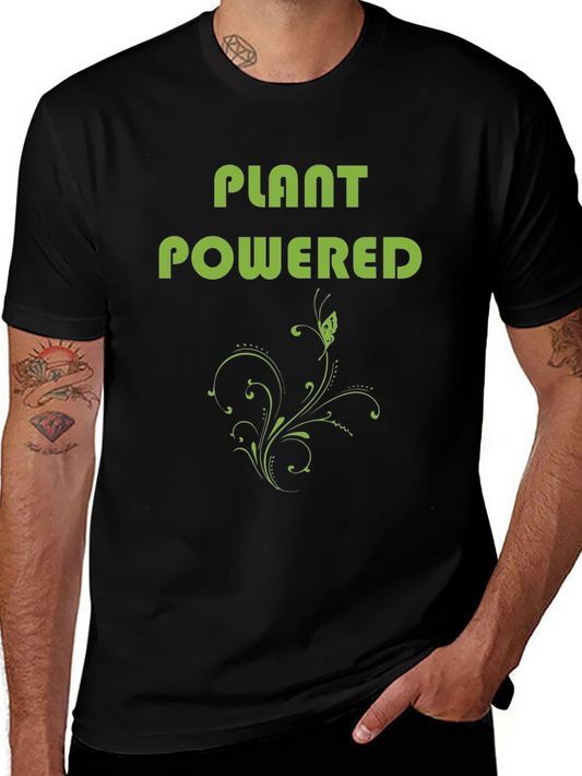 Plant Powered Graphic Tee - Vegan Friendly