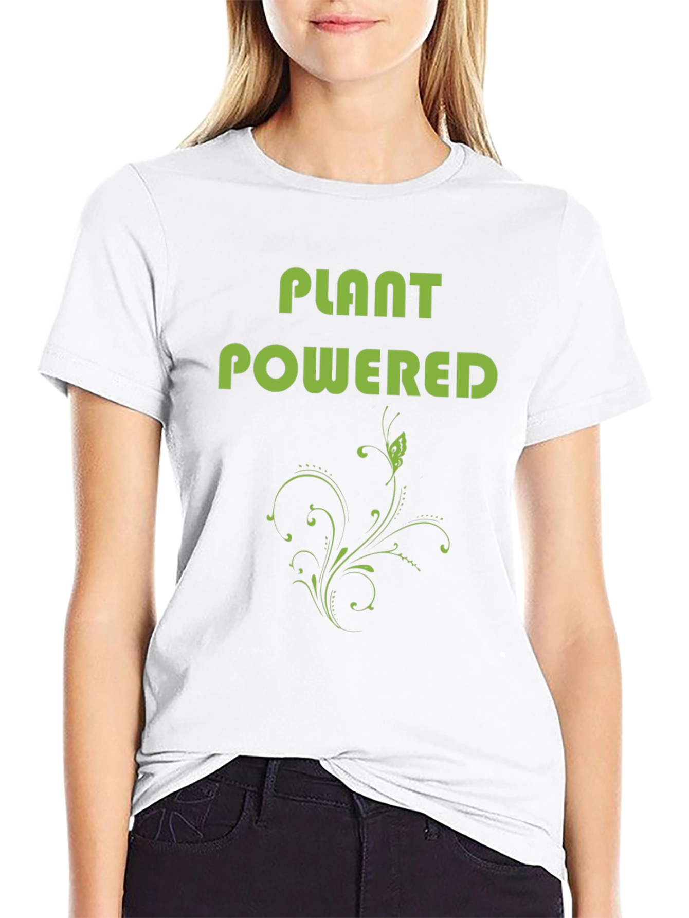 Plant Powered Graphic Tee - Vegan Friendly