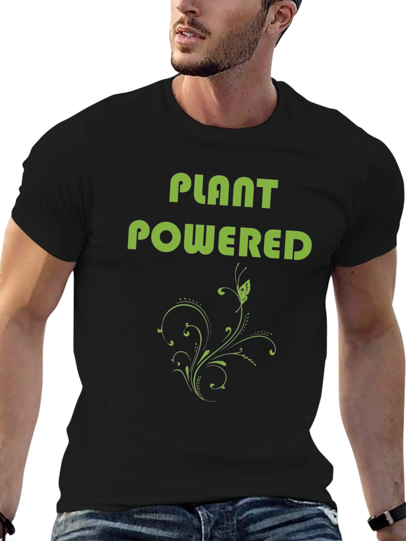 Plant Powered Graphic Tee - Vegan Friendly