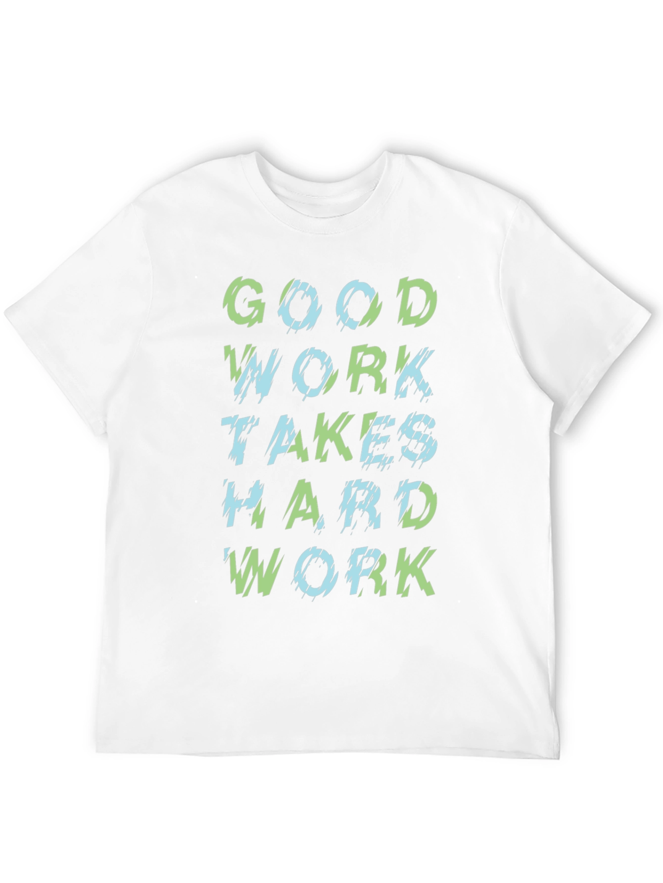Good Work Hard Work Black Graphic T-Shirt