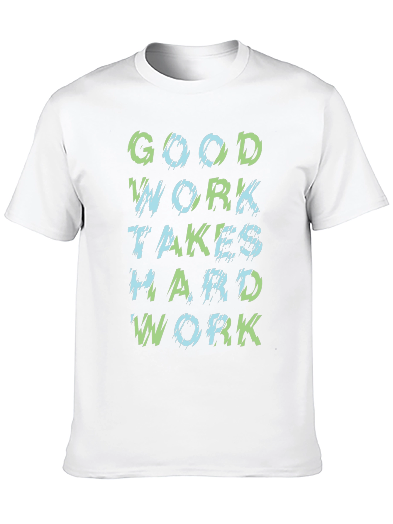 Good Work Hard Work Black Graphic T-Shirt