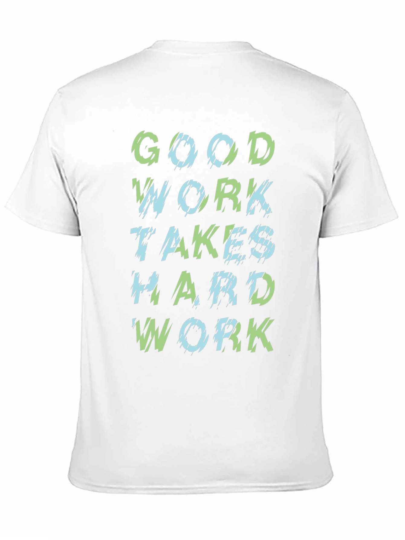 Good Work Hard Work Black Graphic T-Shirt