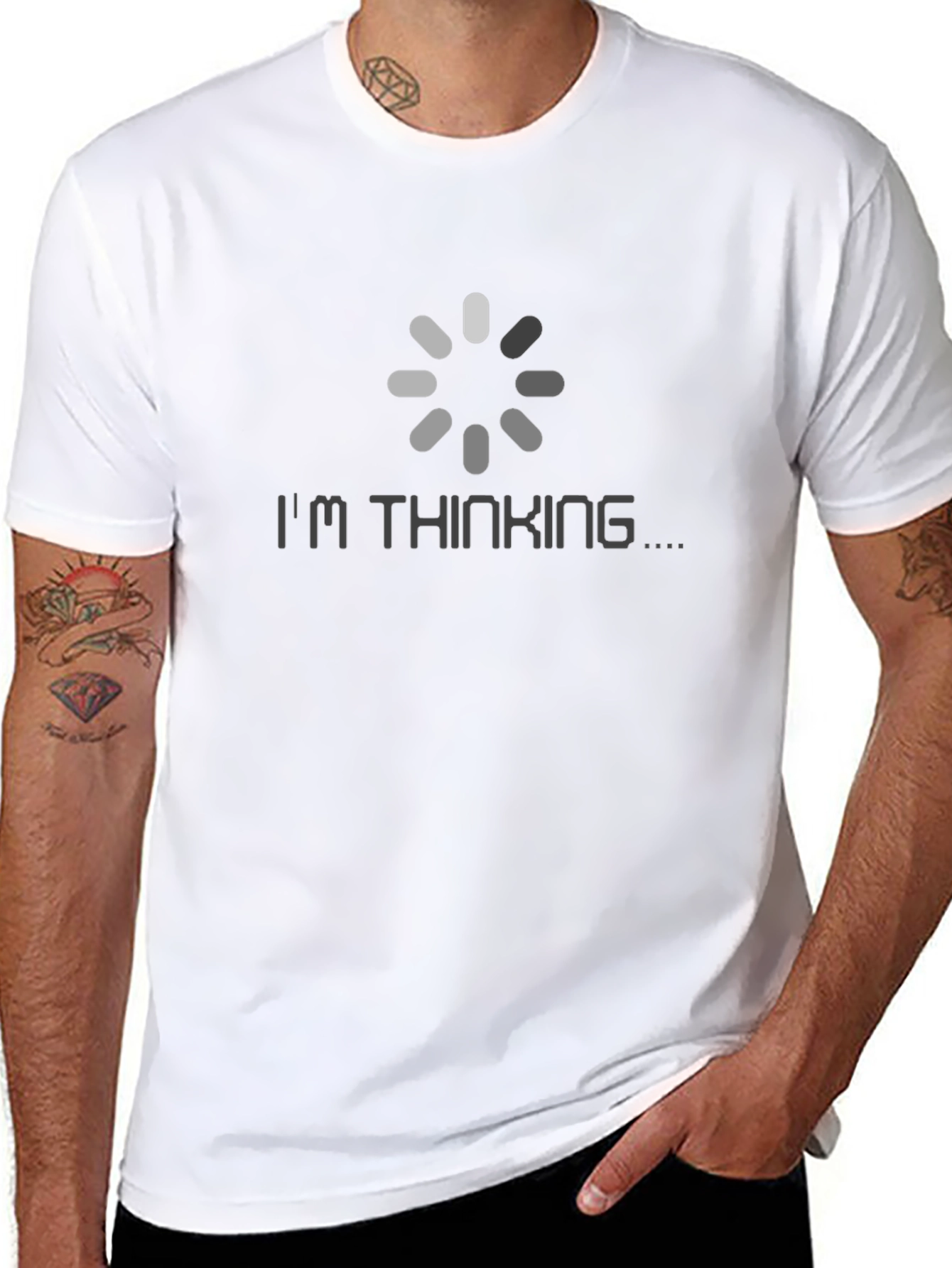 Im Thinking Loading Graphic T-Shirt
