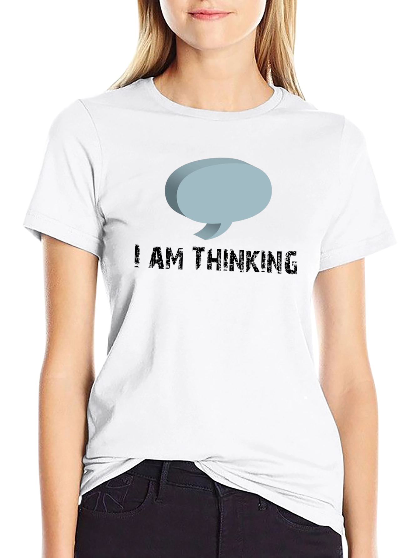 I Am Thinking Black T-Shirt