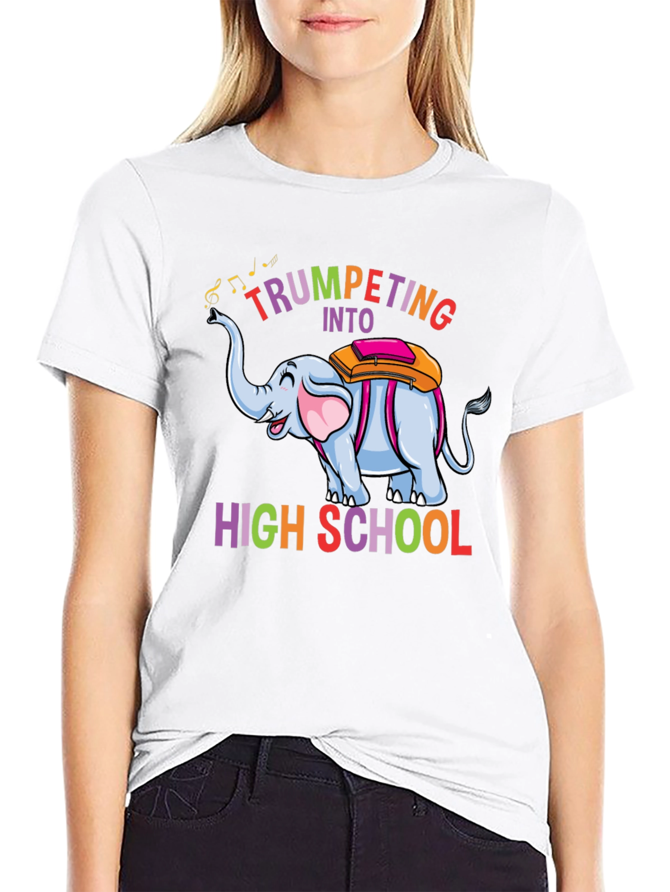 Trumpeting Into High School Graphic T-Shirt