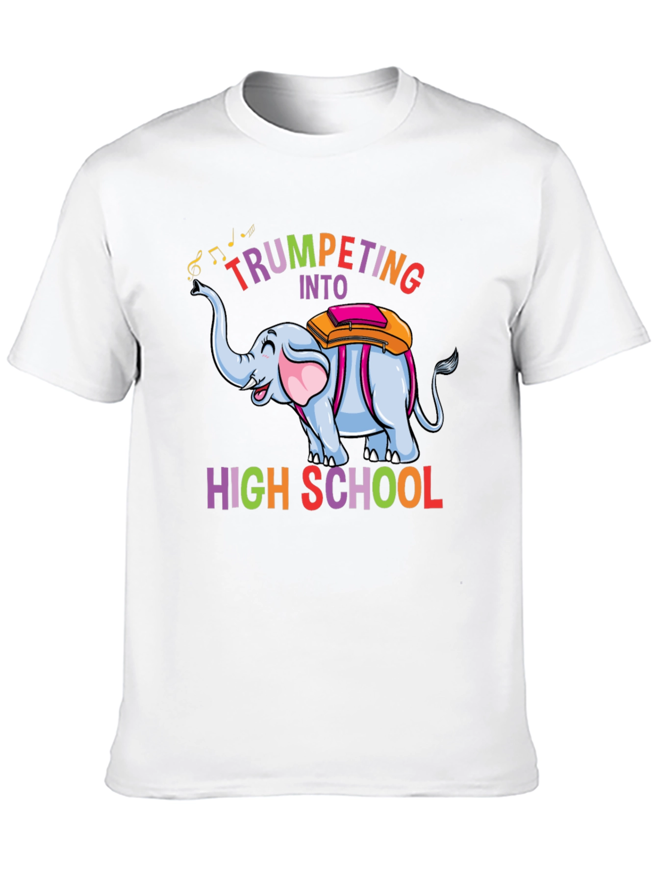 Trumpeting Into High School Graphic T-Shirt