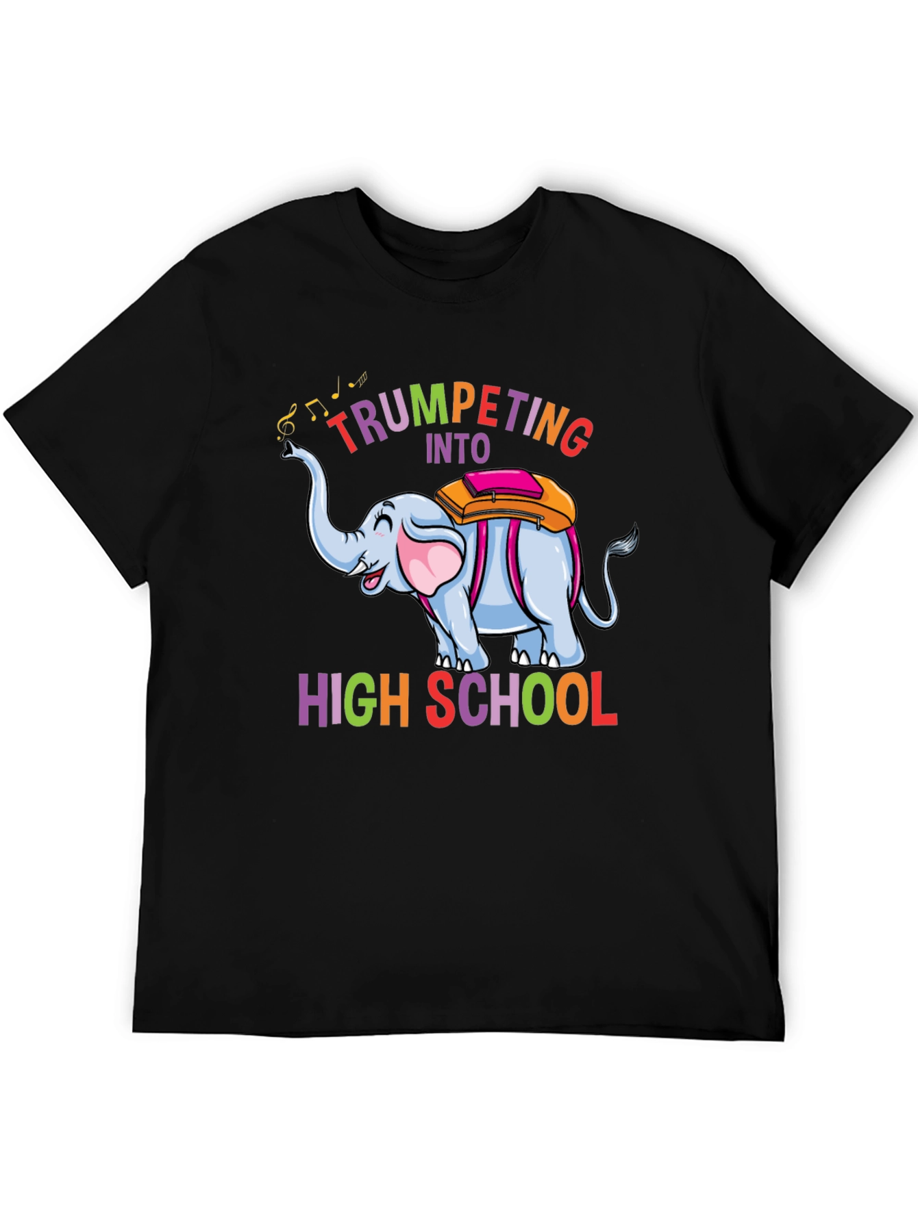 Trumpeting Into High School Graphic T-Shirt