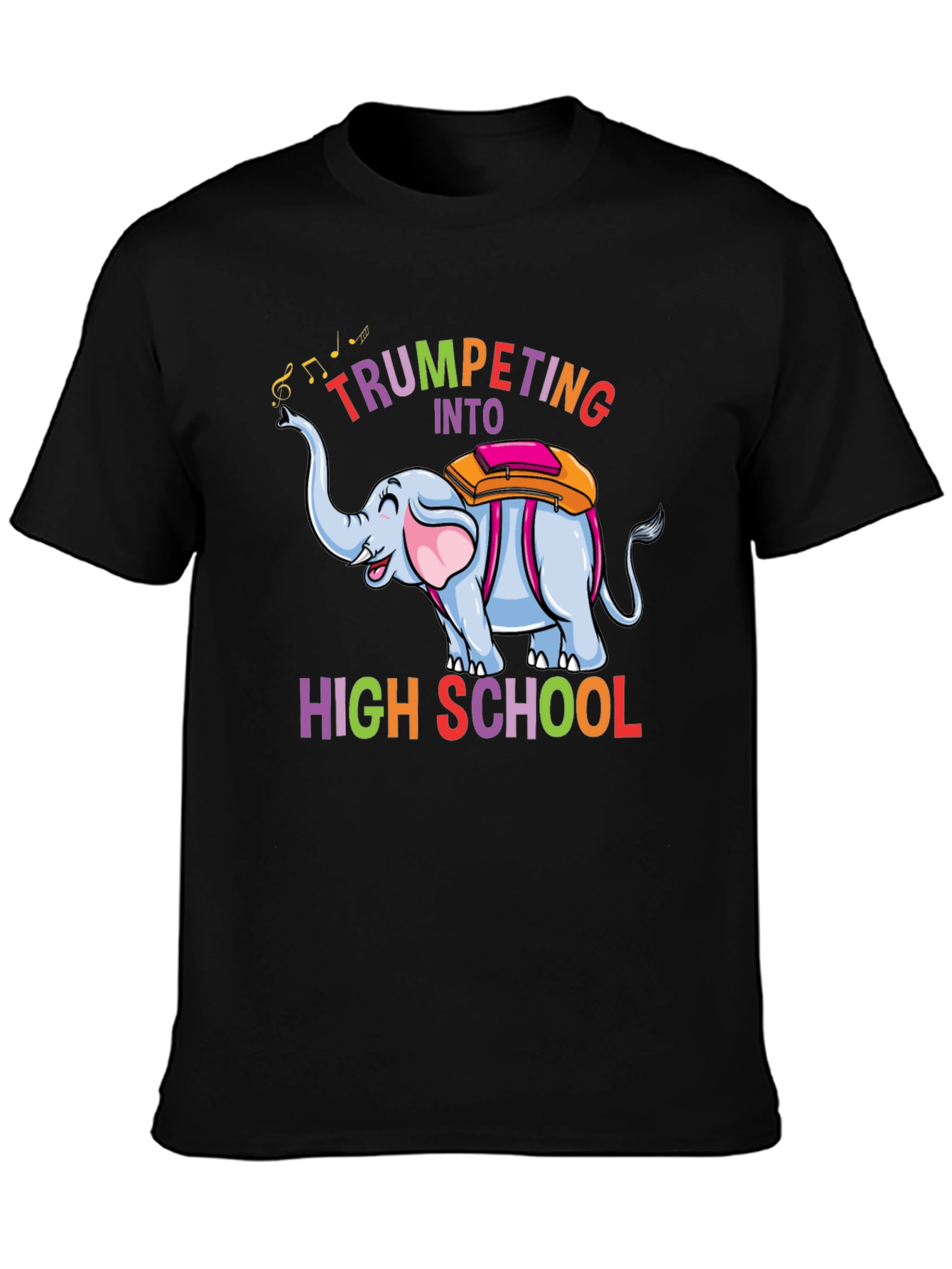 Trumpeting Into High School Graphic T-Shirt