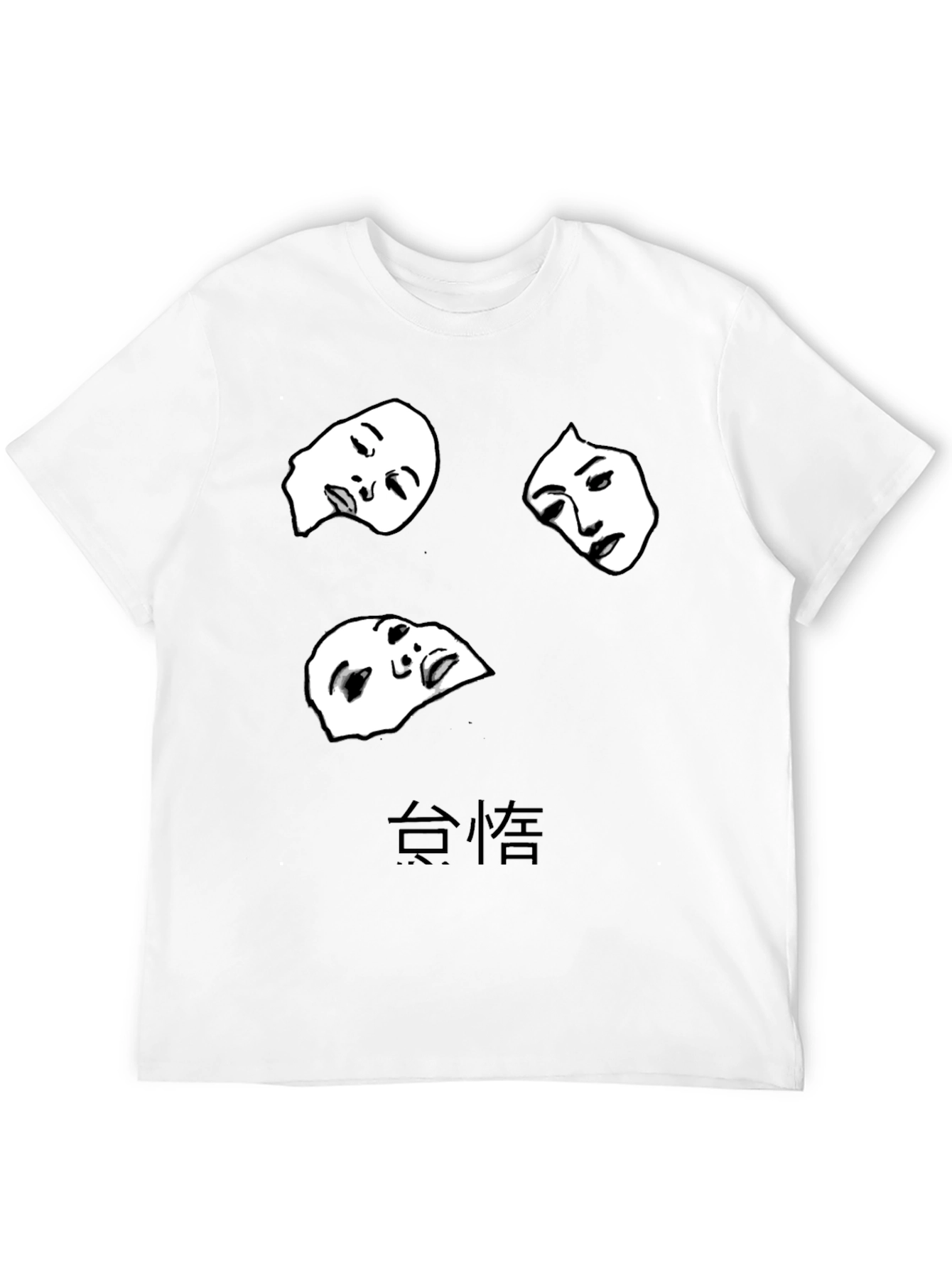 Abstract Face Graphic Tee