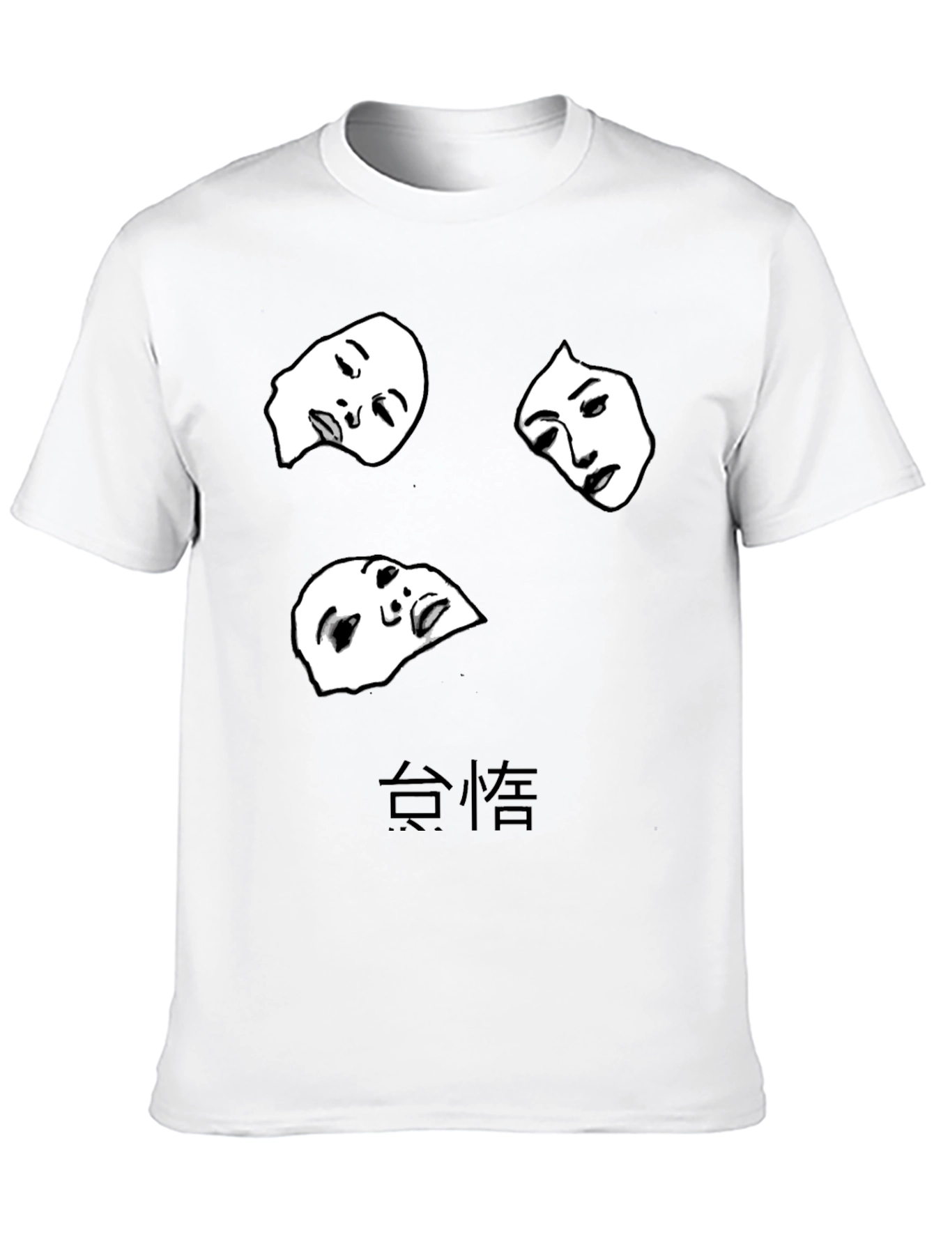Abstract Face Graphic Tee