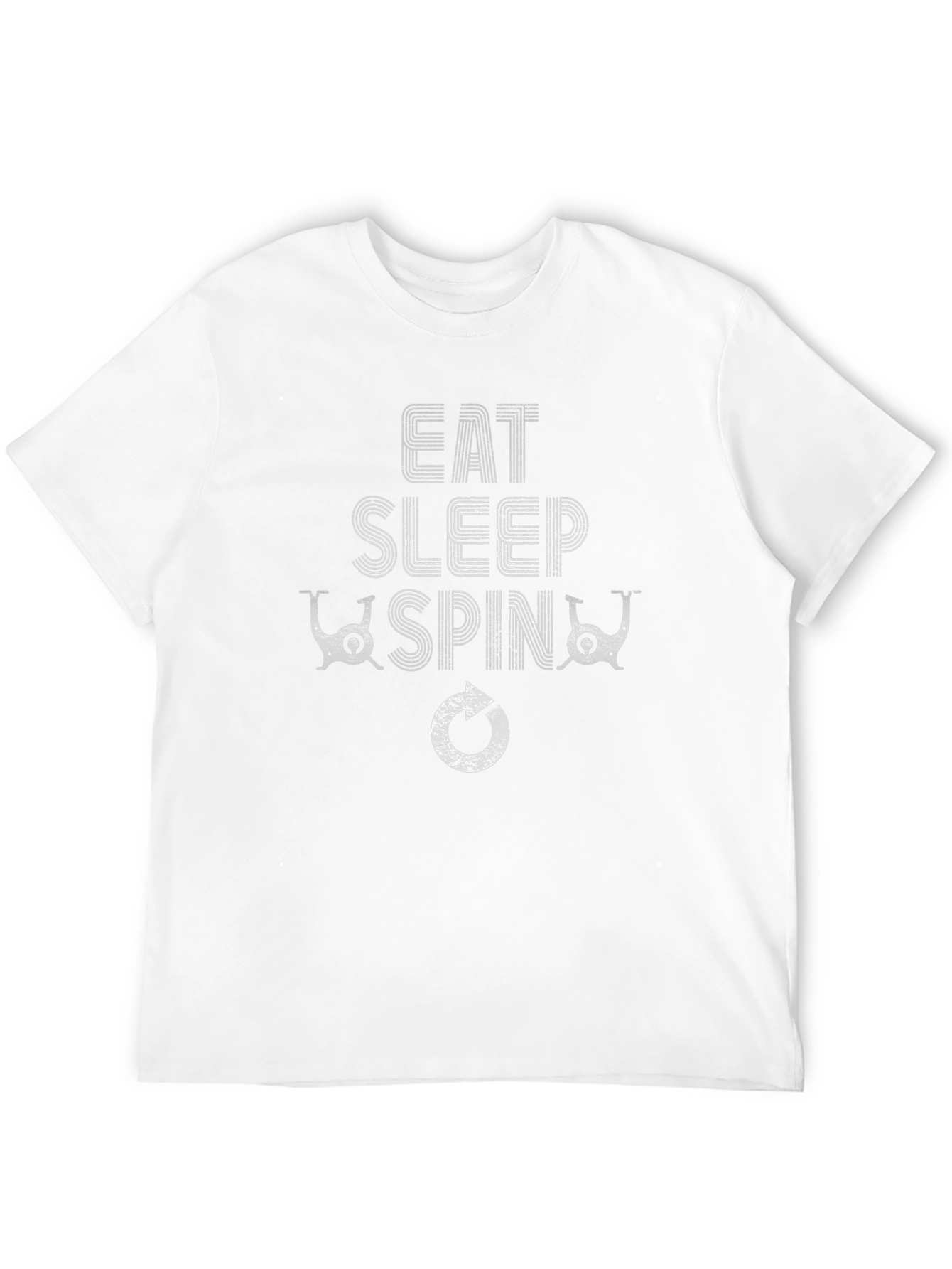 Eat Sleep Spin Black T-Shirt