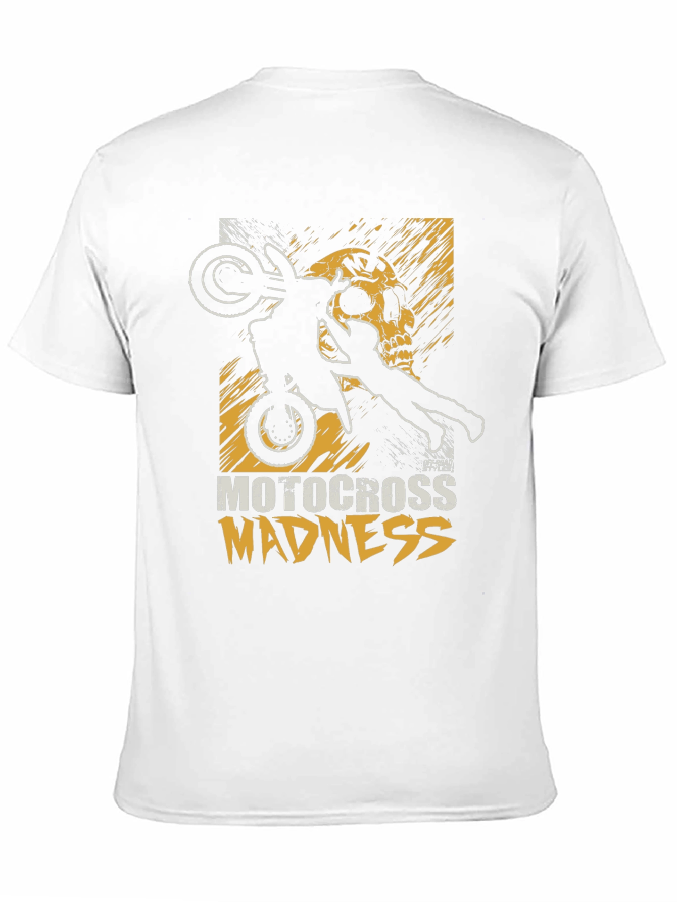 Motocross Madness Graphic Tee - Black Cotton Blend