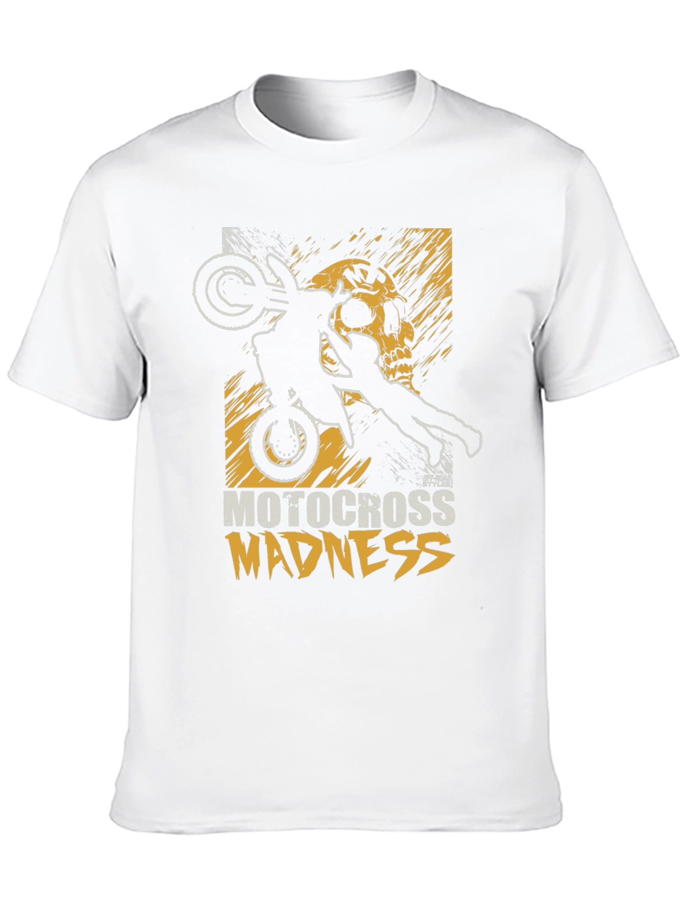 Motocross Madness Graphic Tee - Black Cotton Blend