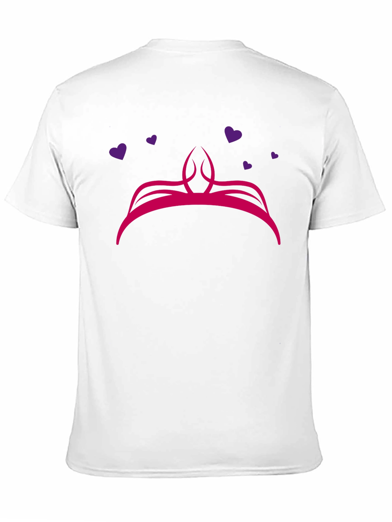 Princess Crown Graphic Black T-Shirt