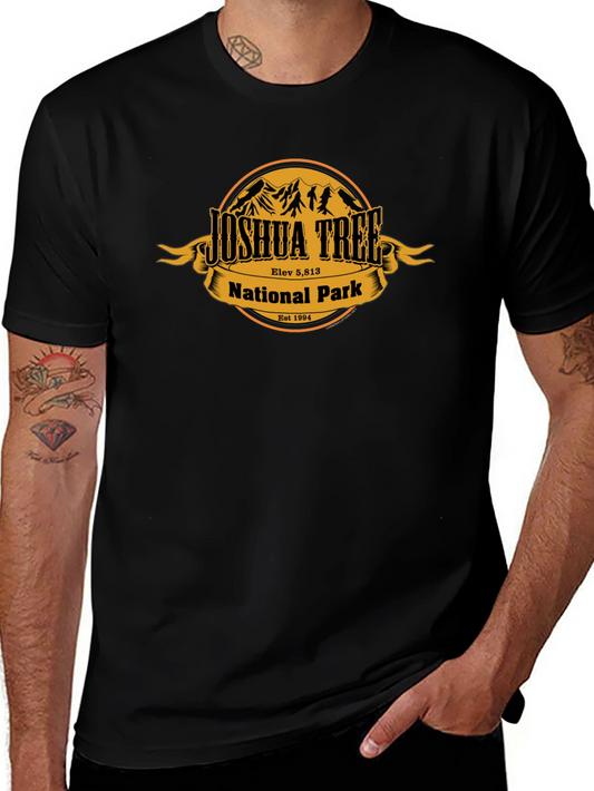 Joshua Tree National Park Black T-Shirt