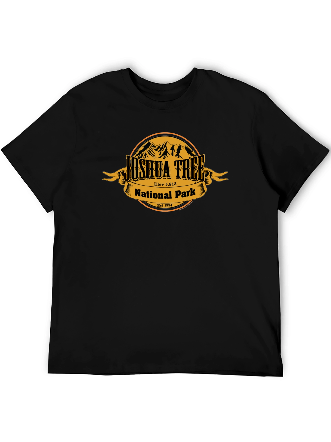 Joshua Tree National Park Black T-Shirt