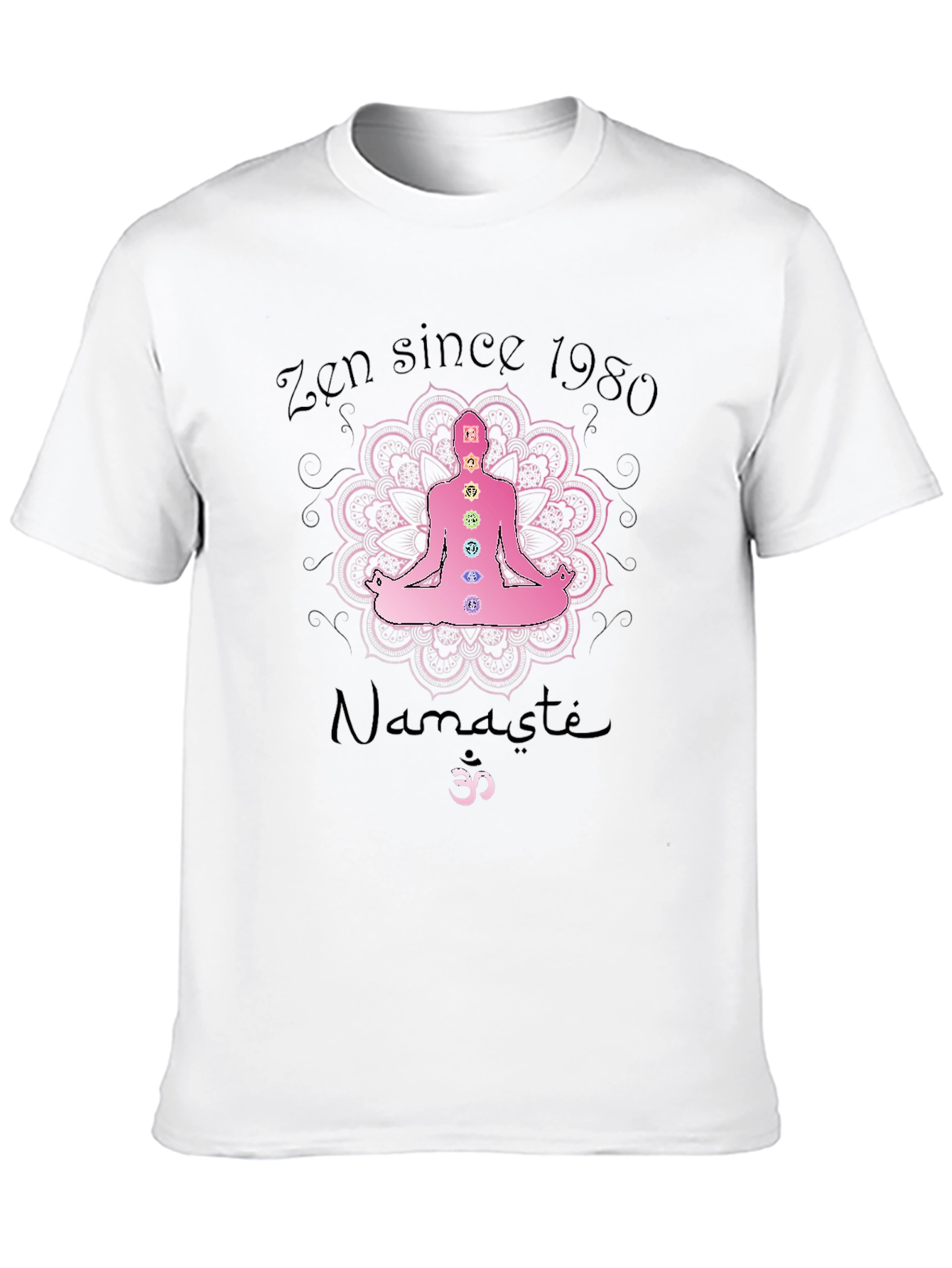 Zen Since 1980 T-Shirt - Meditating Design