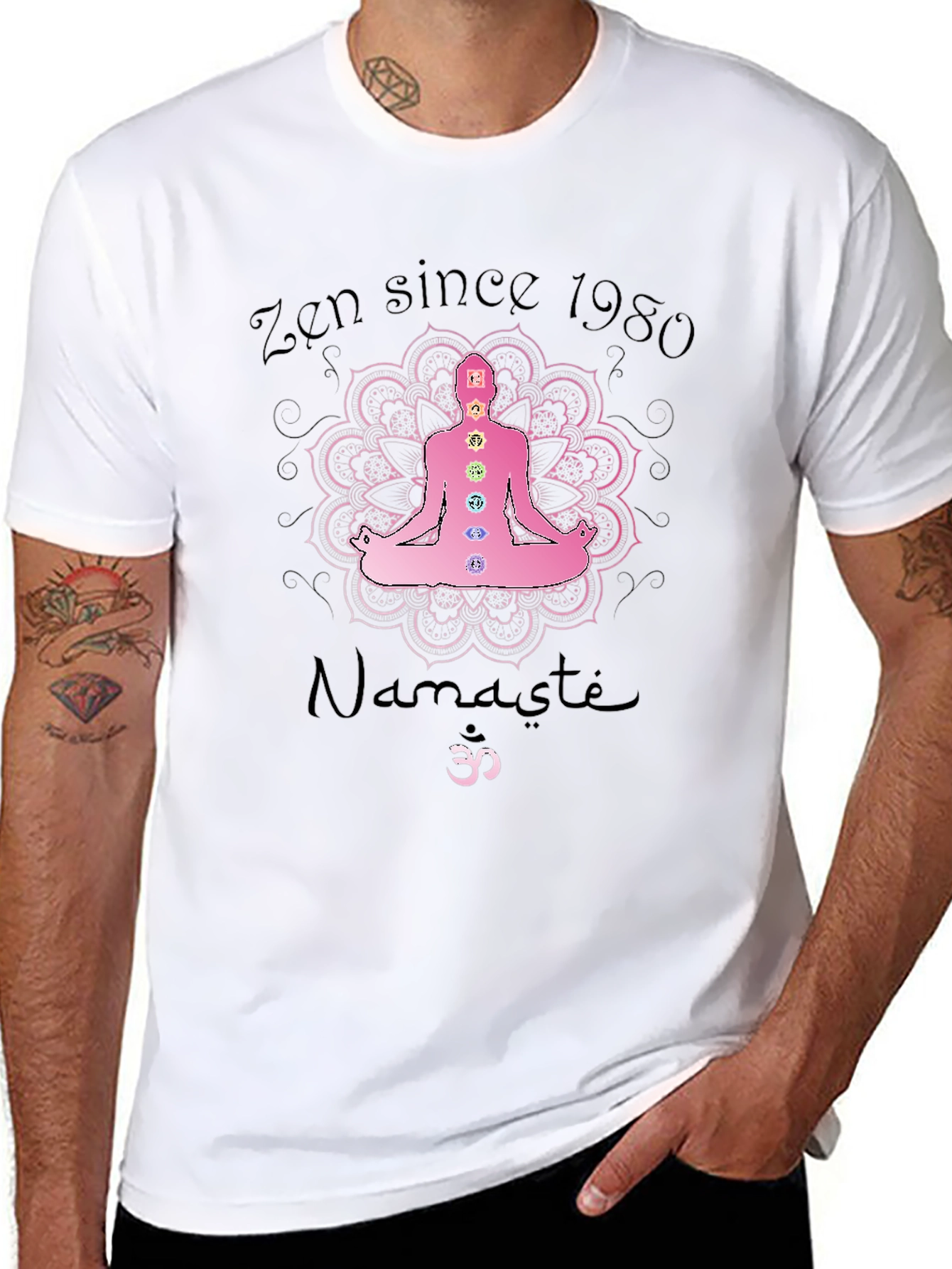 Zen Since 1980 T-Shirt - Meditating Design