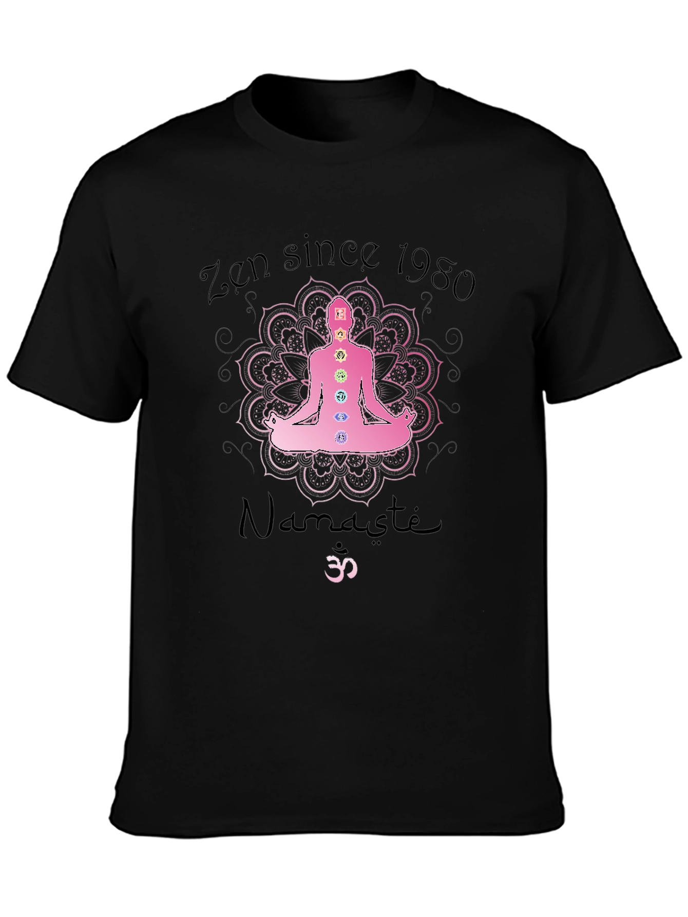 Zen Since 1980 T-Shirt - Meditating Design