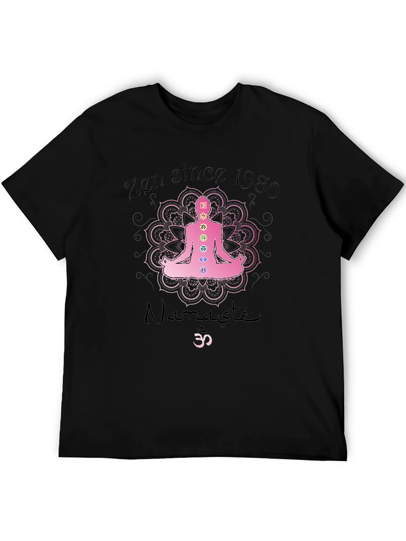 Zen Since 1980 T-Shirt - Meditating Design