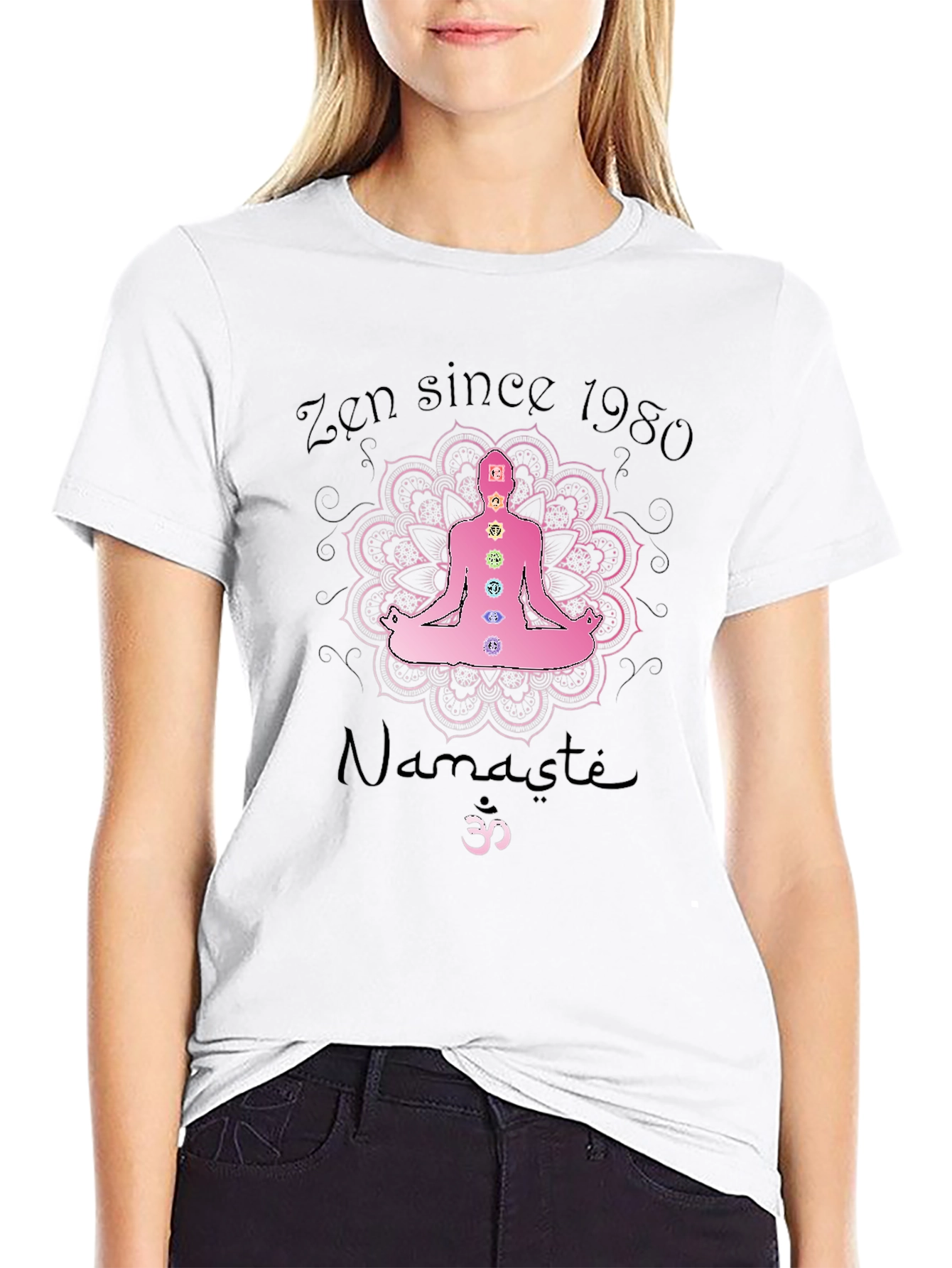Zen Since 1980 T-Shirt - Meditating Design