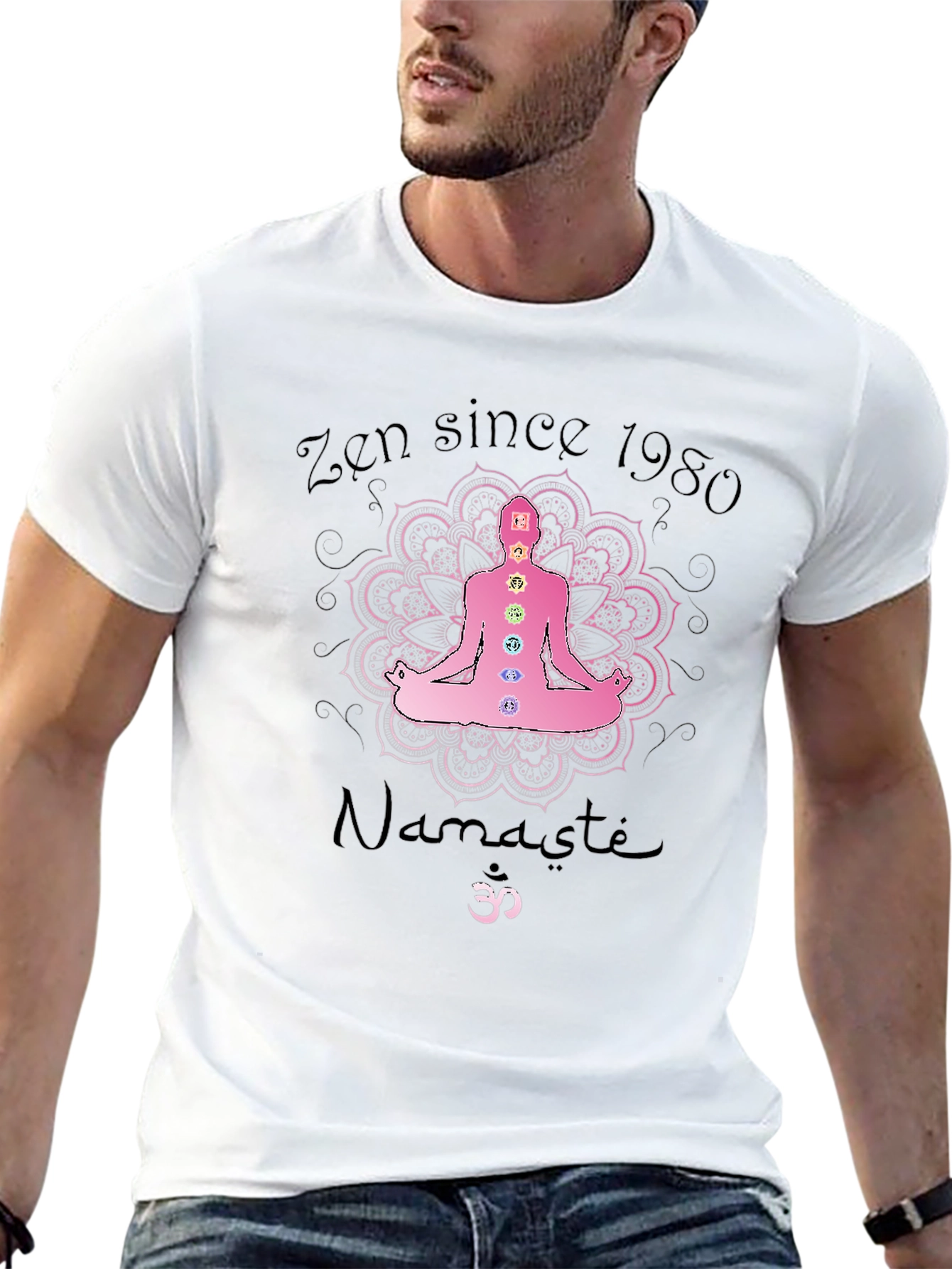Zen Since 1980 T-Shirt - Meditating Design