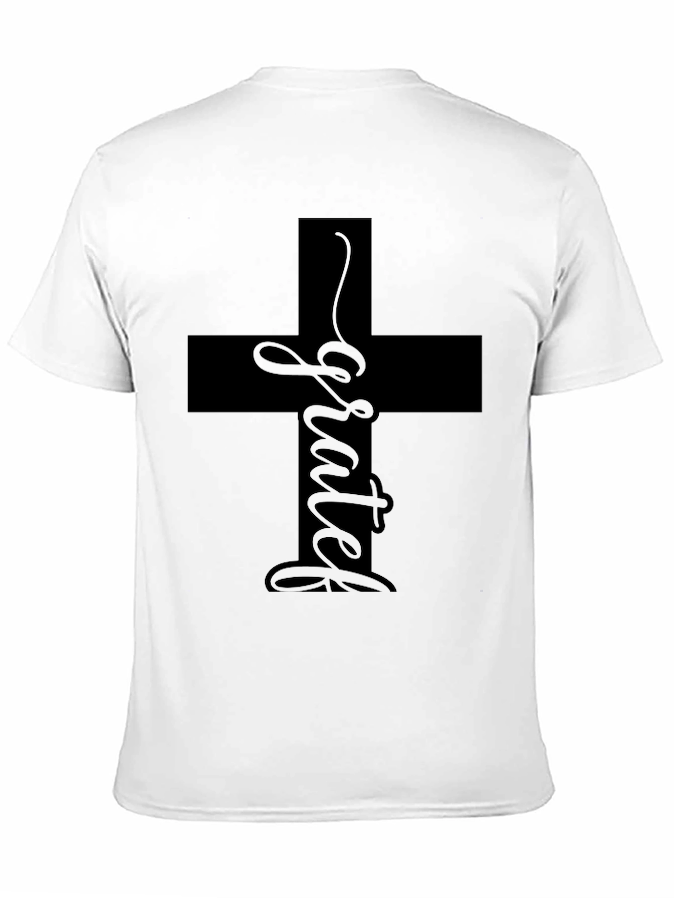 Grateful Cross Graphic T-Shirt - Unisex Casual Tee