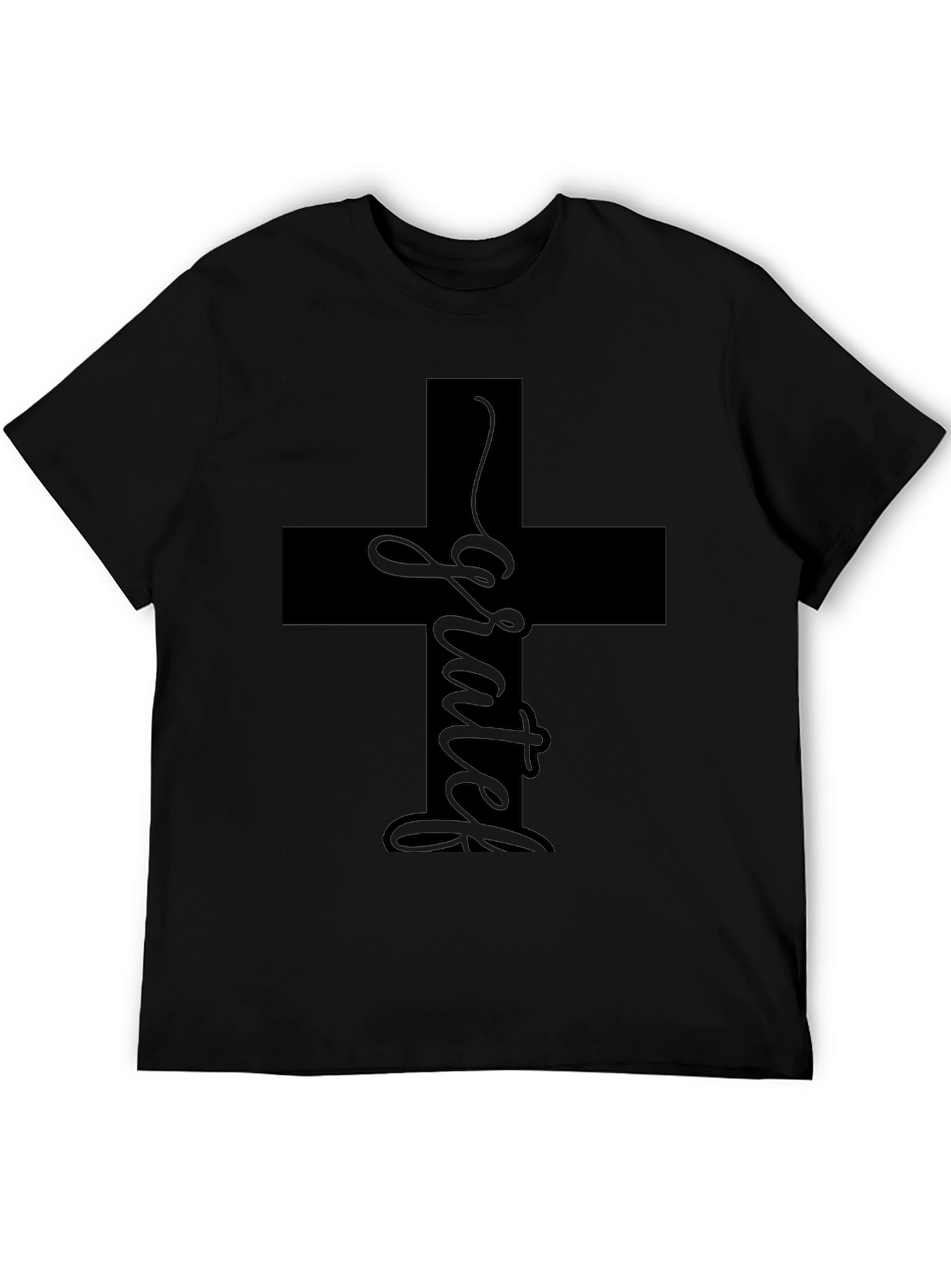 Grateful Cross Graphic T-Shirt - Unisex Casual Tee