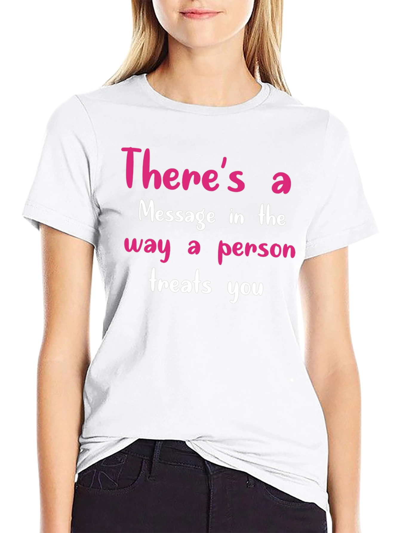 Inspirational Message T-Shirt - Treat Others Well