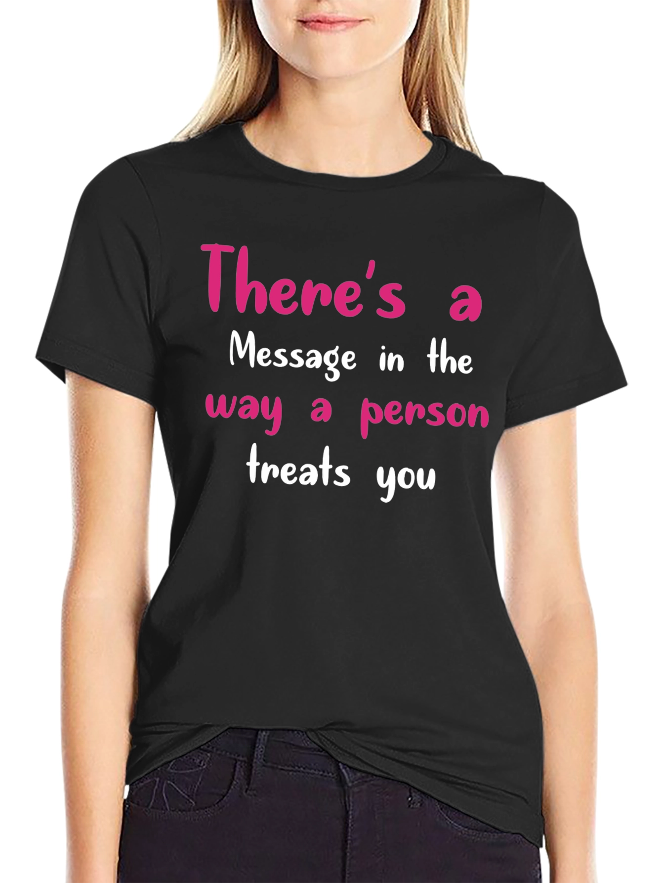 Inspirational Message T-Shirt - Treat Others Well