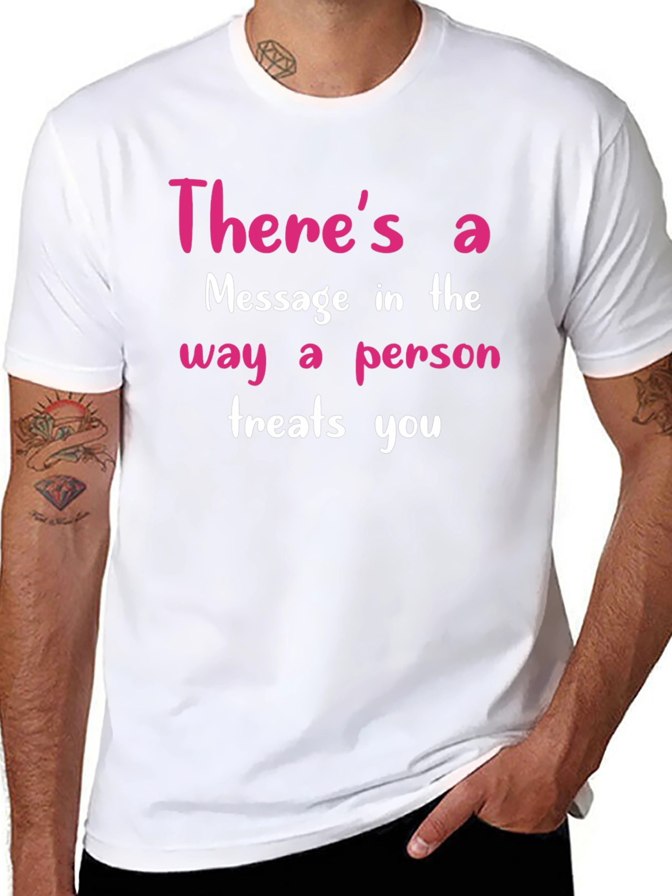 Inspirational Message T-Shirt - Treat Others Well