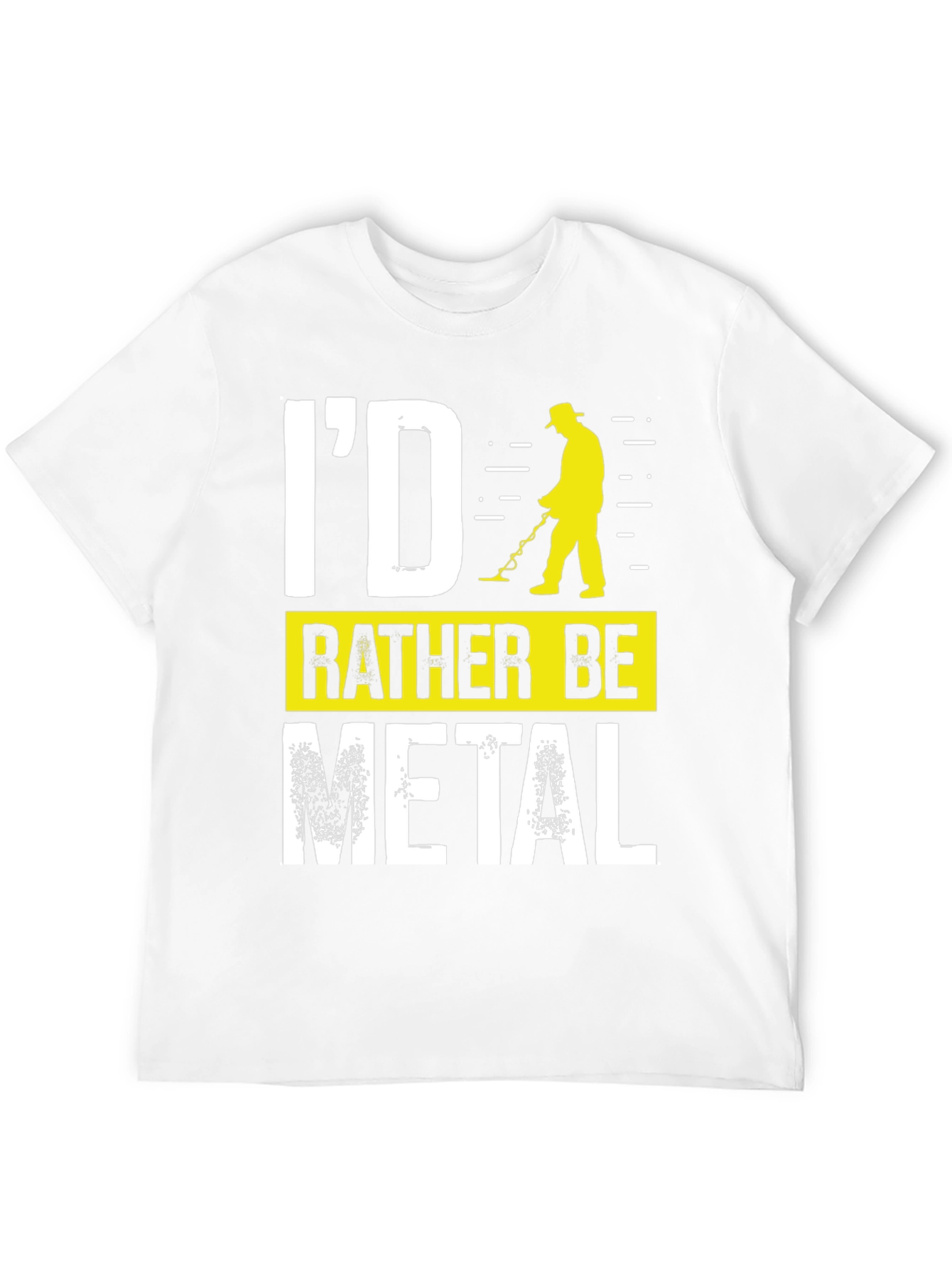 Id Rather Be Metal Detecting Graphic T-Shirt