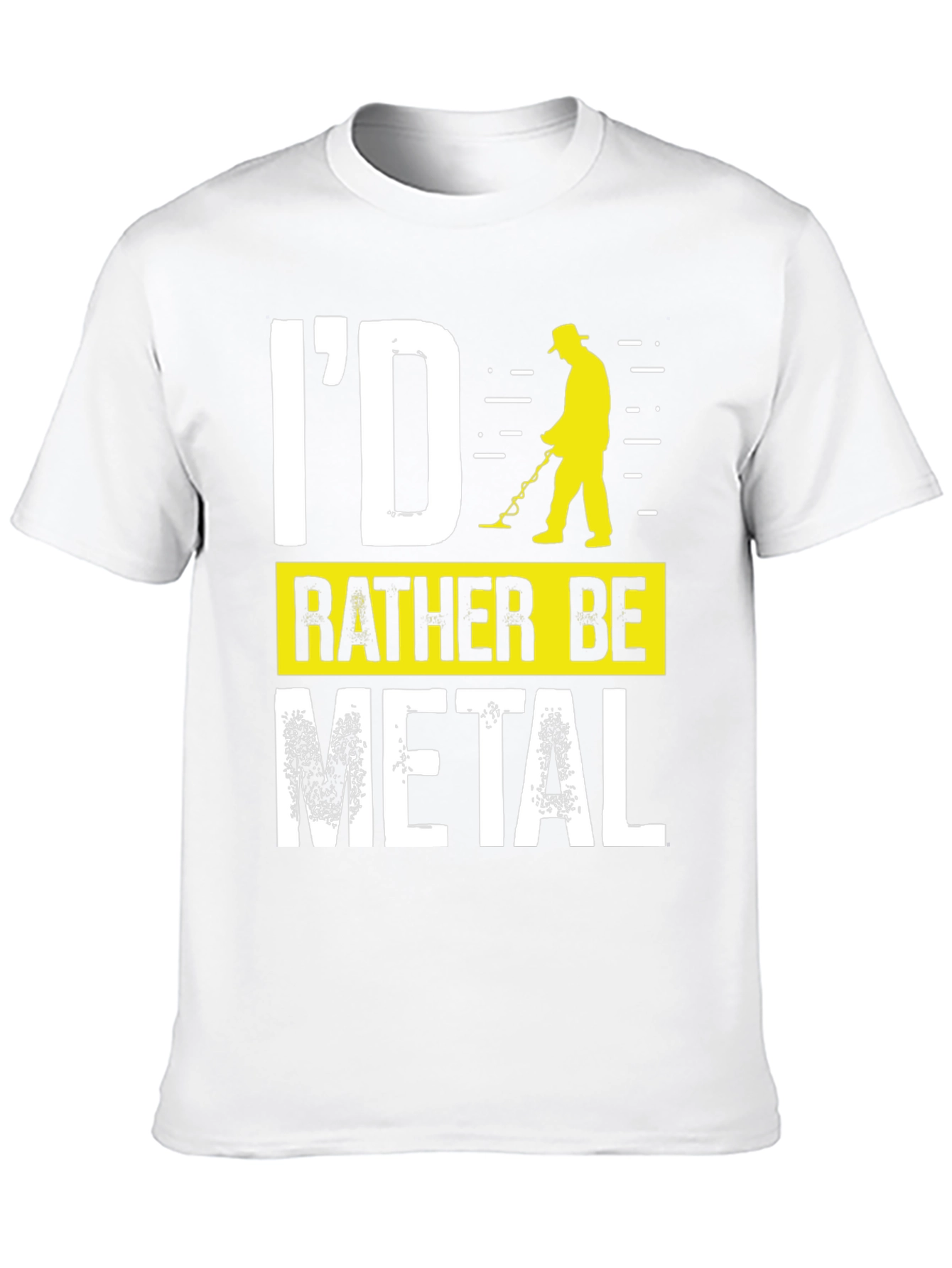 Id Rather Be Metal Detecting Graphic T-Shirt